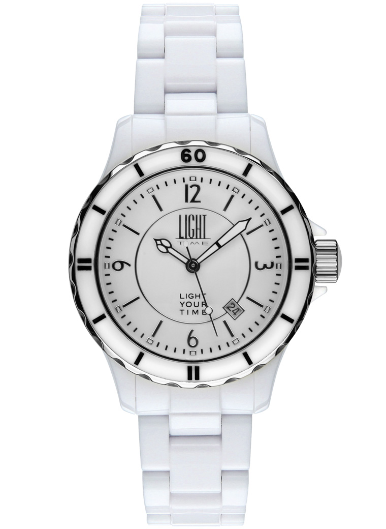 Orologio Light Time Black Or White L114A