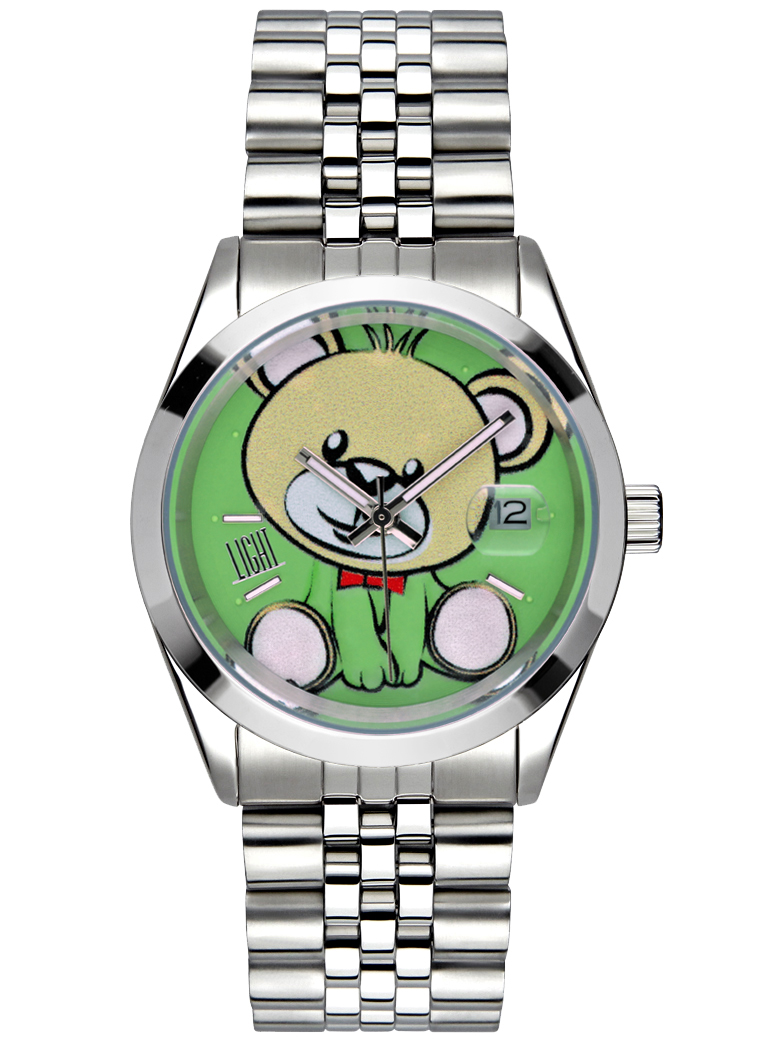 Orologio Light Time Baby Bear Verde