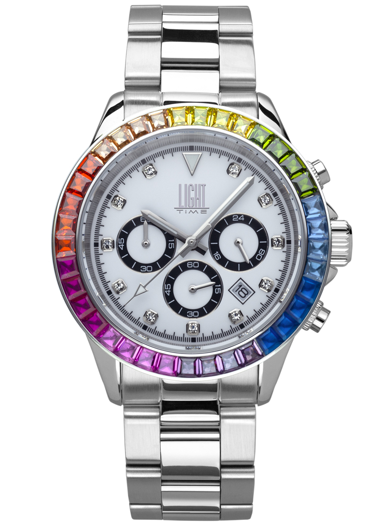 Orologio Light Time Timeless Chrono L242ST-ACC-BI